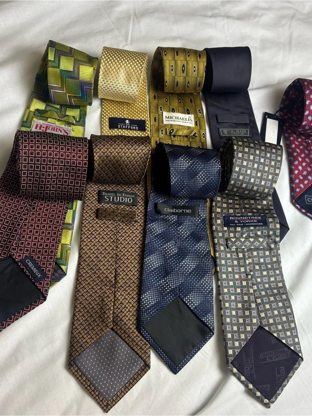 100% silk Classic Men's Neck Tie — Multi-Color Pack